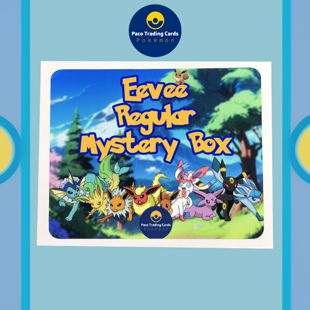 Eevee Regular Mystery Box II Carte Pokémon, gradate, sealed booster pa –  Paco Trading Cards